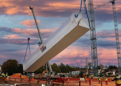 The Resolute Elevator System is simply placed in the pre-poured elevator pit and is ready for start up in days.