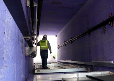 Tallest Elevator Congratulations - One more check and inspection before the elevator is complete.