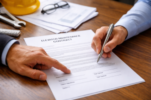 Elevator maintenance agreement